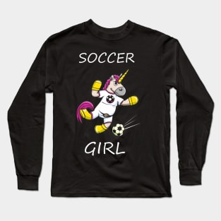 Soccer Girl Quote Long Sleeve T-Shirt